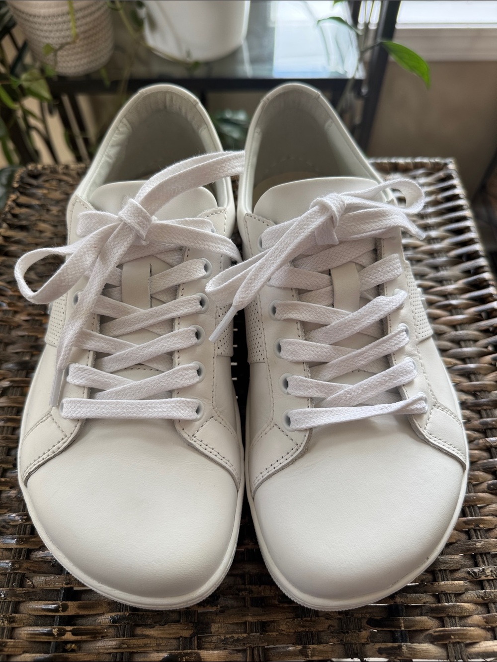 Be Lenka Barefoot White Women’s Lace up Sneaker size 5.5